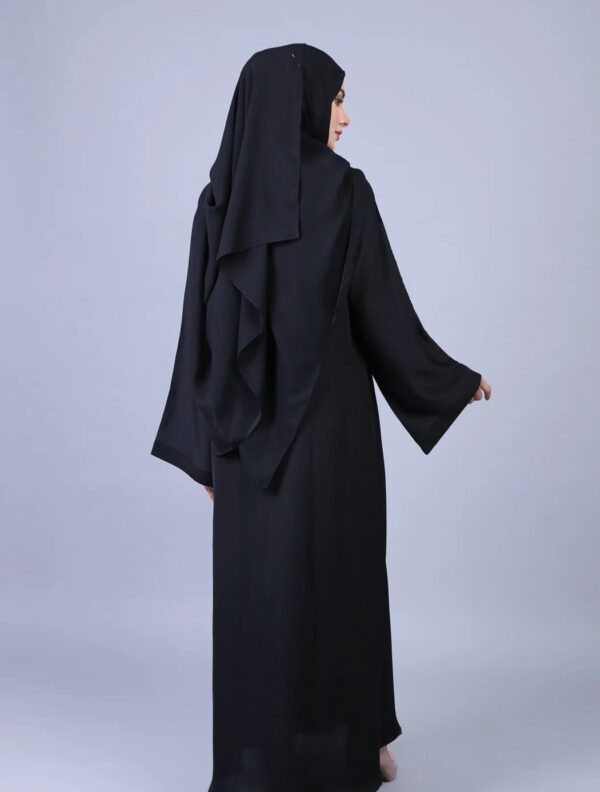 Pristine Black Abaya - Image 2