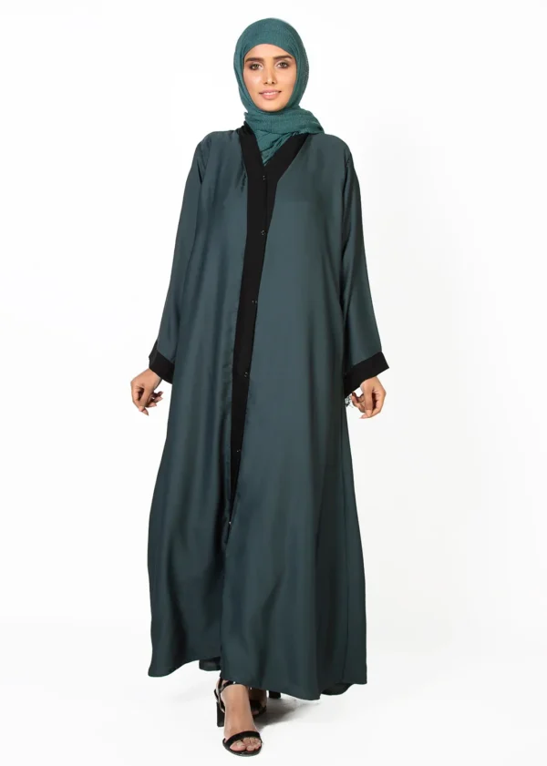 Pristine Green Abaya - Image 2