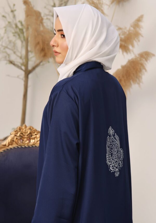 Majestic Azure Abaya - Image 3
