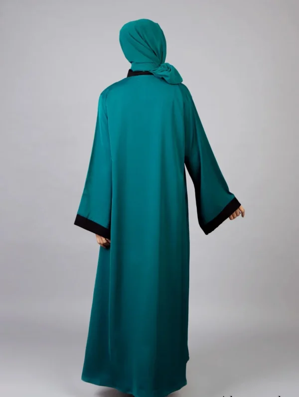 Pristine Teal Abaya - Image 5
